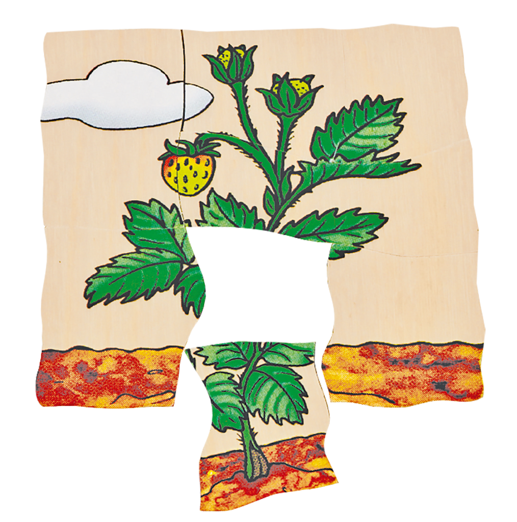 Lagen-Puzzle "Erdbeere"