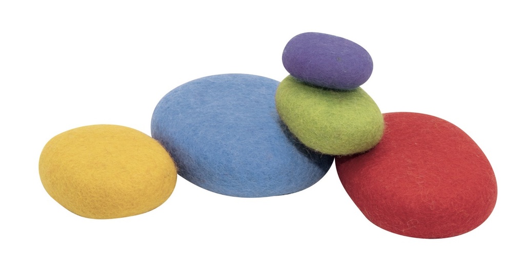 Filz-Stapelsteine - 5er Set