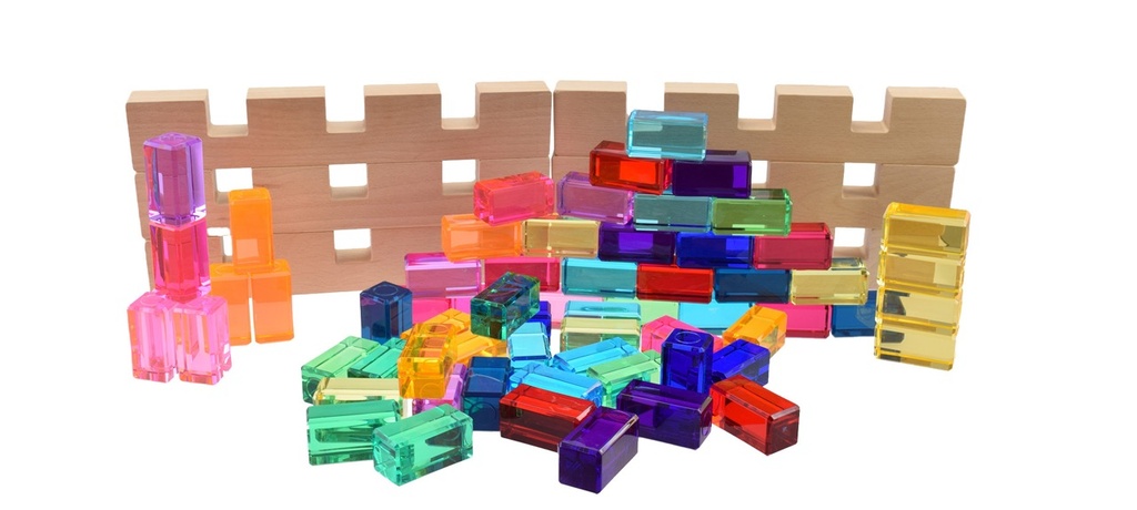 Regenbogen-Licht Steine