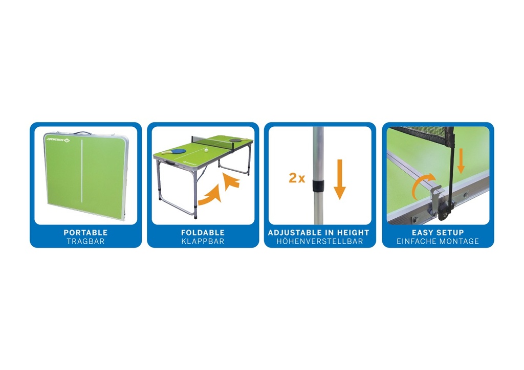 Tragbarer Tischtennistisch