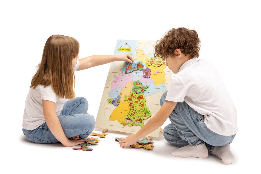Magnetpuzzle Landkarte Deutschland - Set