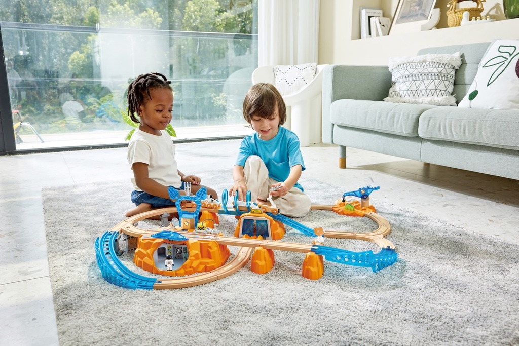 Großes Eisenbahn - Weltraum Set