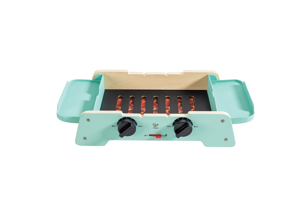 Grill mit Gusseisener Pfanne