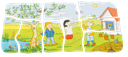 Lagen-Puzzle "4 Jahreszeiten"