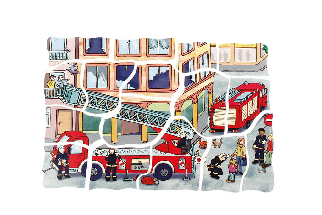 Lagen-Puzzle "Feuerwehr"