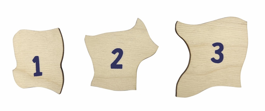 Lagen-Puzzle "Dinosaurier"