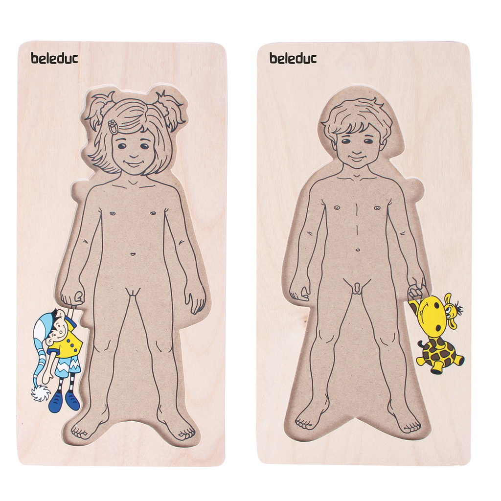 Lagen-Puzzle-Set "Anika & Denis"