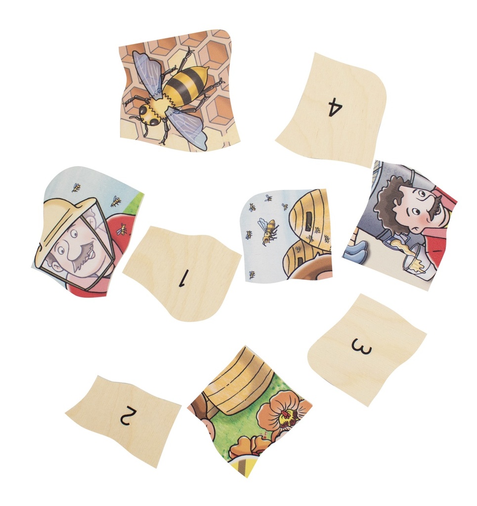 Lagen-Puzzle "Honig"