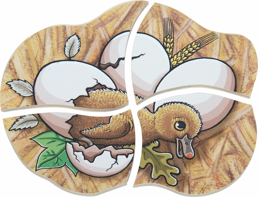 Lagen-Puzzle "Ente"