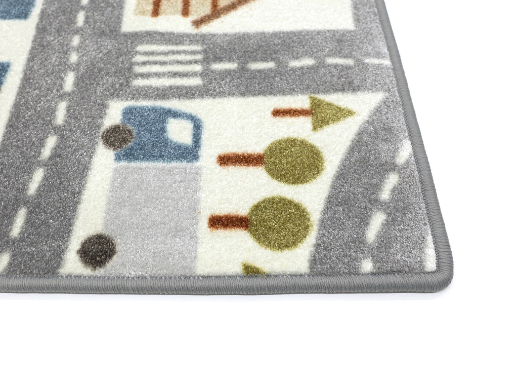 Bauecken Teppich LR - Deluxe mit Stadtoptik