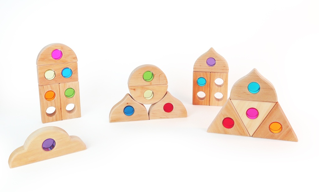 Lichtbauzylinder im Rahmen 64 Teile