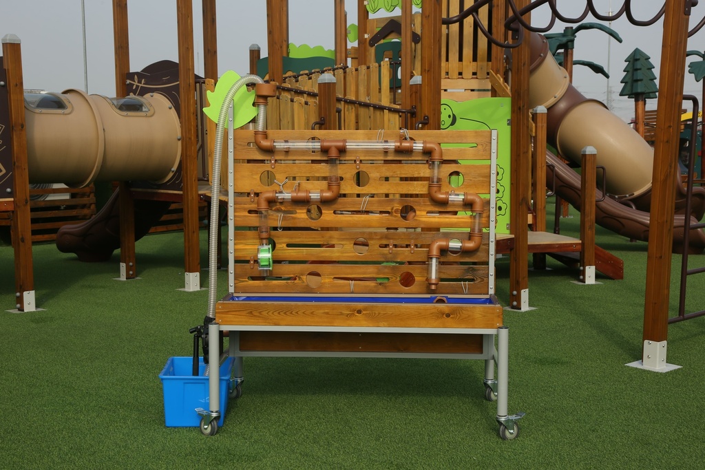 Mobile Outdoor-Wasserspiel-Anlage