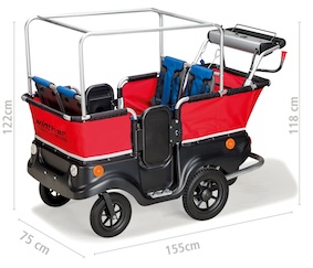 E-Turtle Kinderbus für 4 Kinder