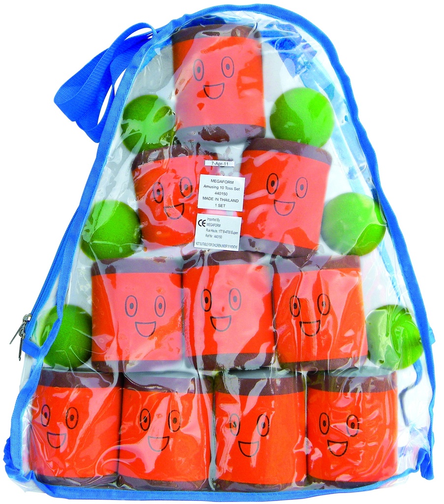 Dosen - Wurfspiel aus Schaumgummi