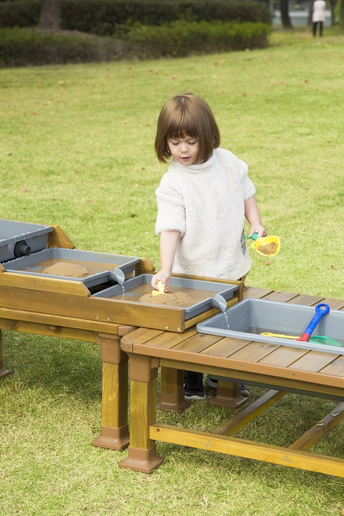 Outdoor Sand- und Wassertische, 3er Set