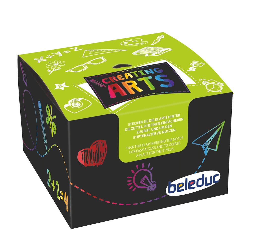 Kratzblätter (200 Blätter + 24 Stifte)