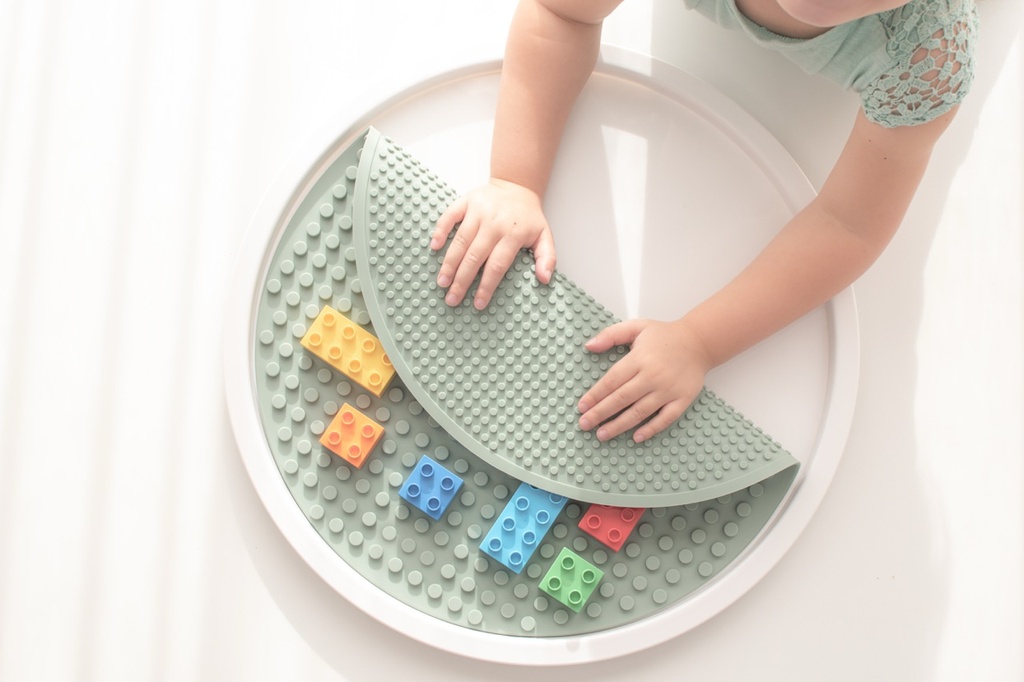 Inspire my Play - Bausteinmatte - smoke green