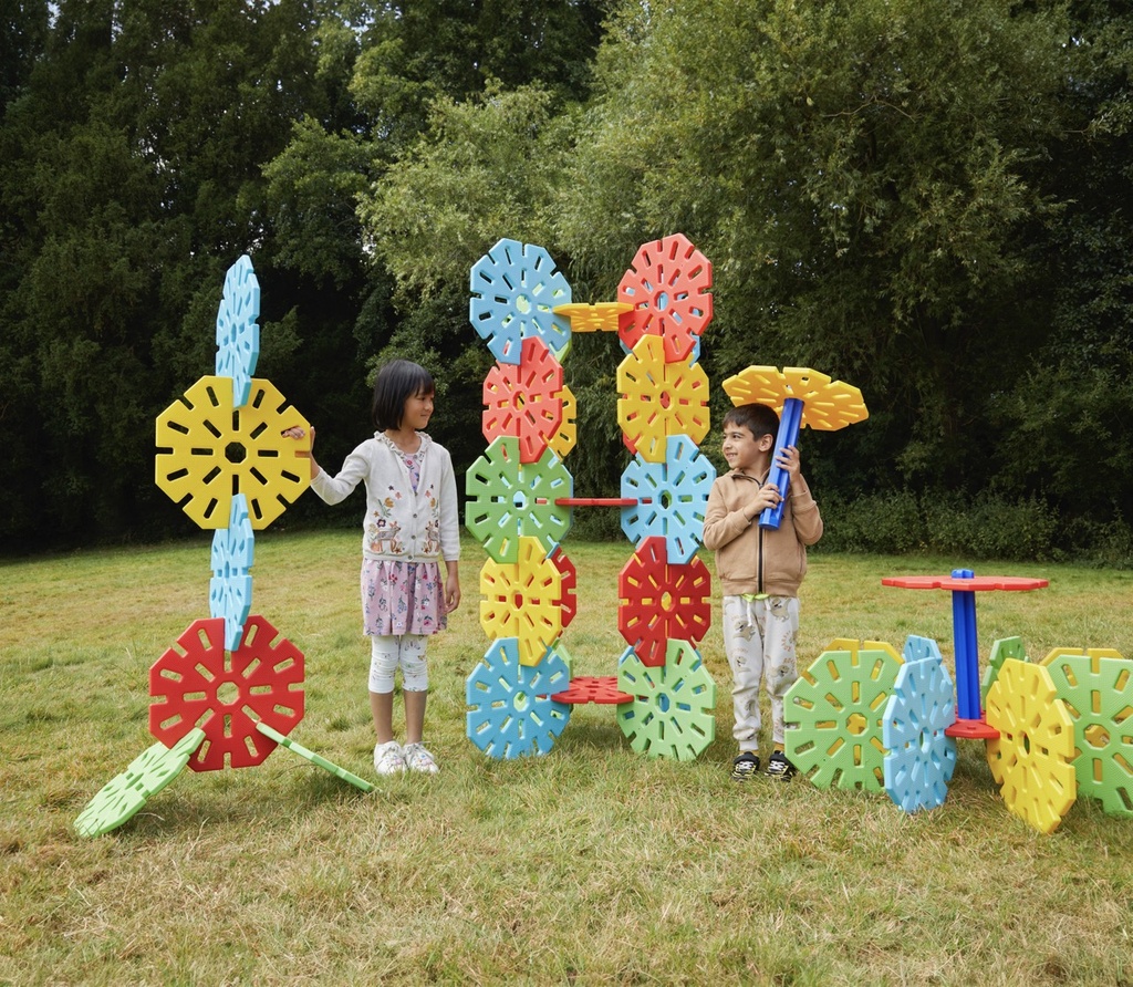 XXL Bau-Achtecke - 42 Teile