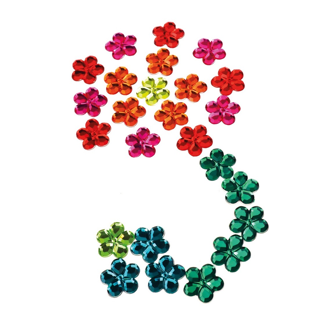 Blumen Funkelsteine 60 Teile	
