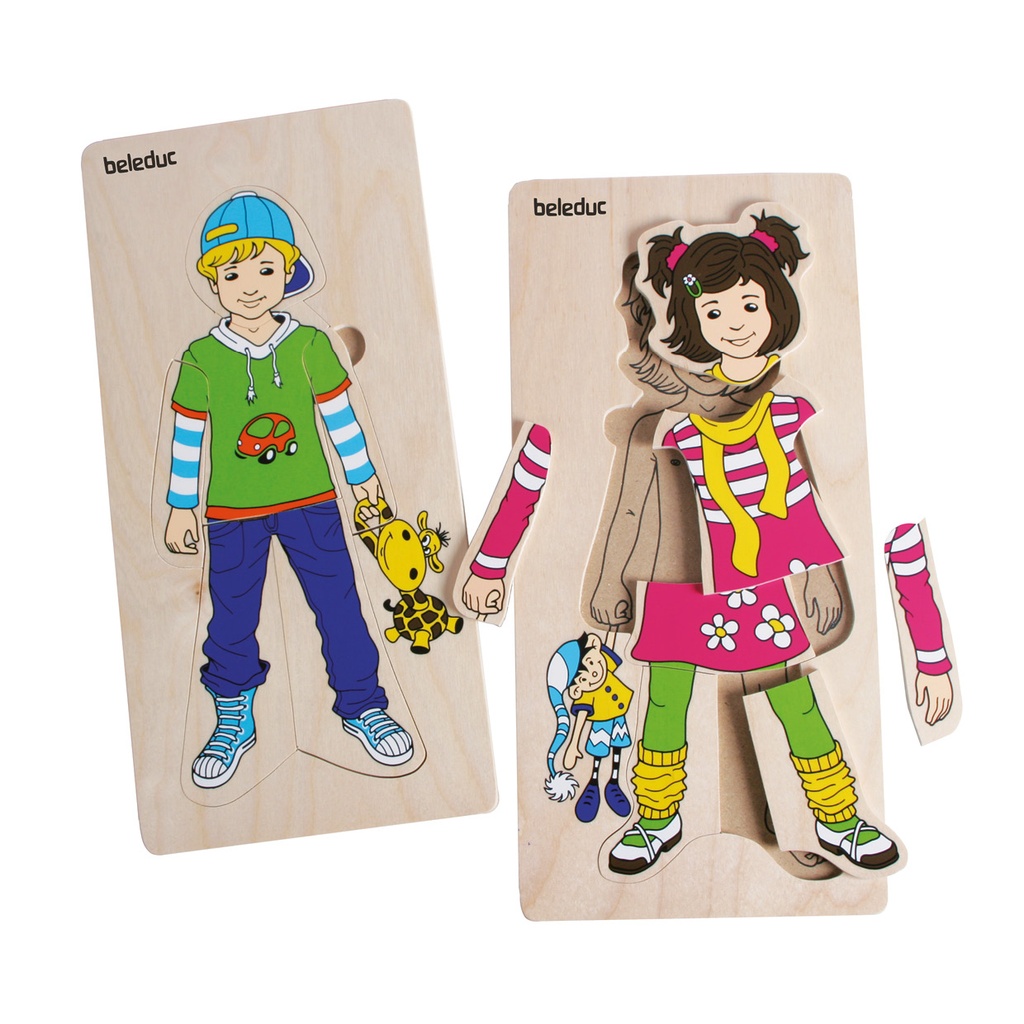 Lagen-Puzzle-Set "Anika & Denis"
