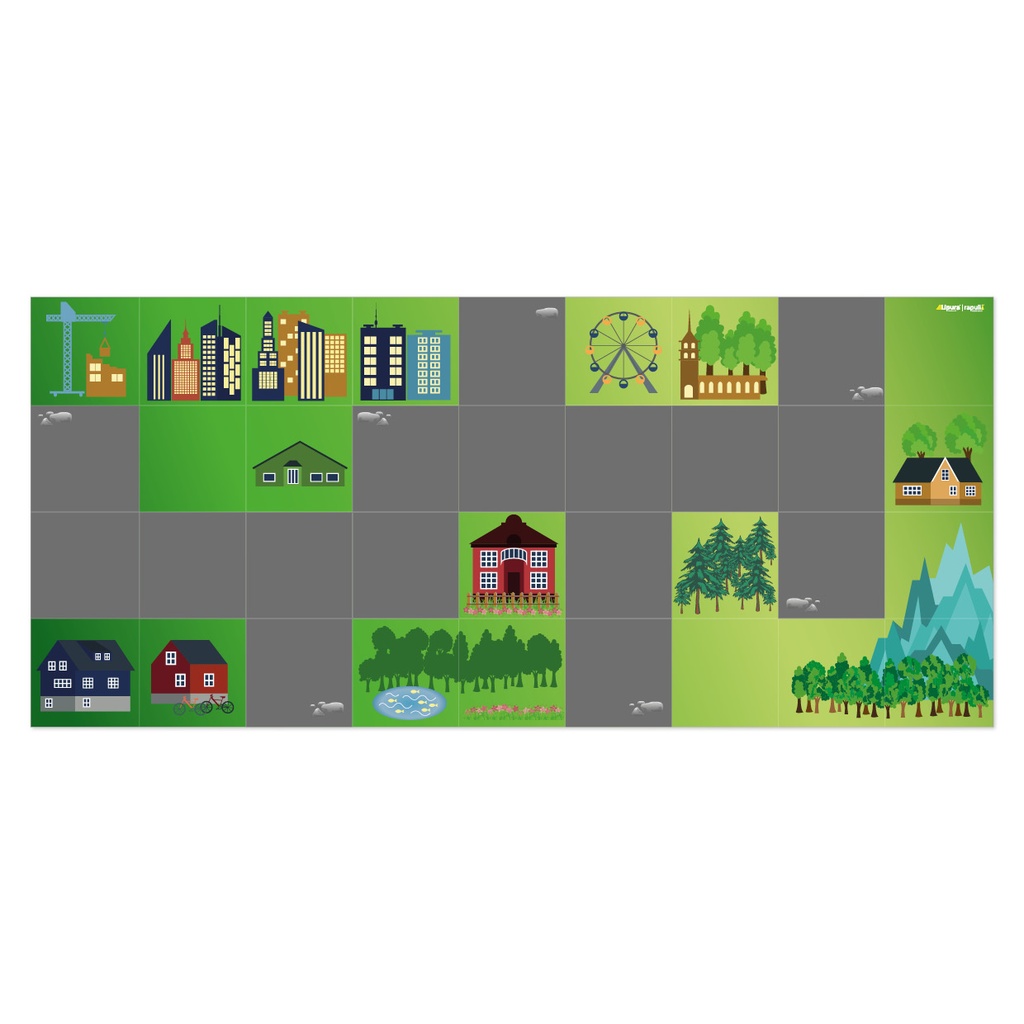 Bee-Bot® & Blue-Bot® Matte - Straßenkarte 