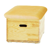 Sprungkasten 70x 50 40cm 1teilig (Kunstleder, farbe natur) U3 geeignet