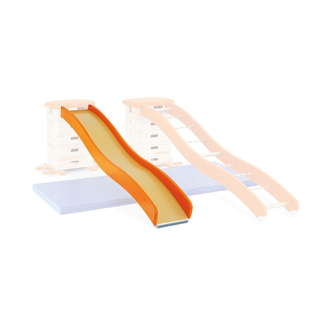 Rutsch und Kletterbrett Wellenform U3 geeignet