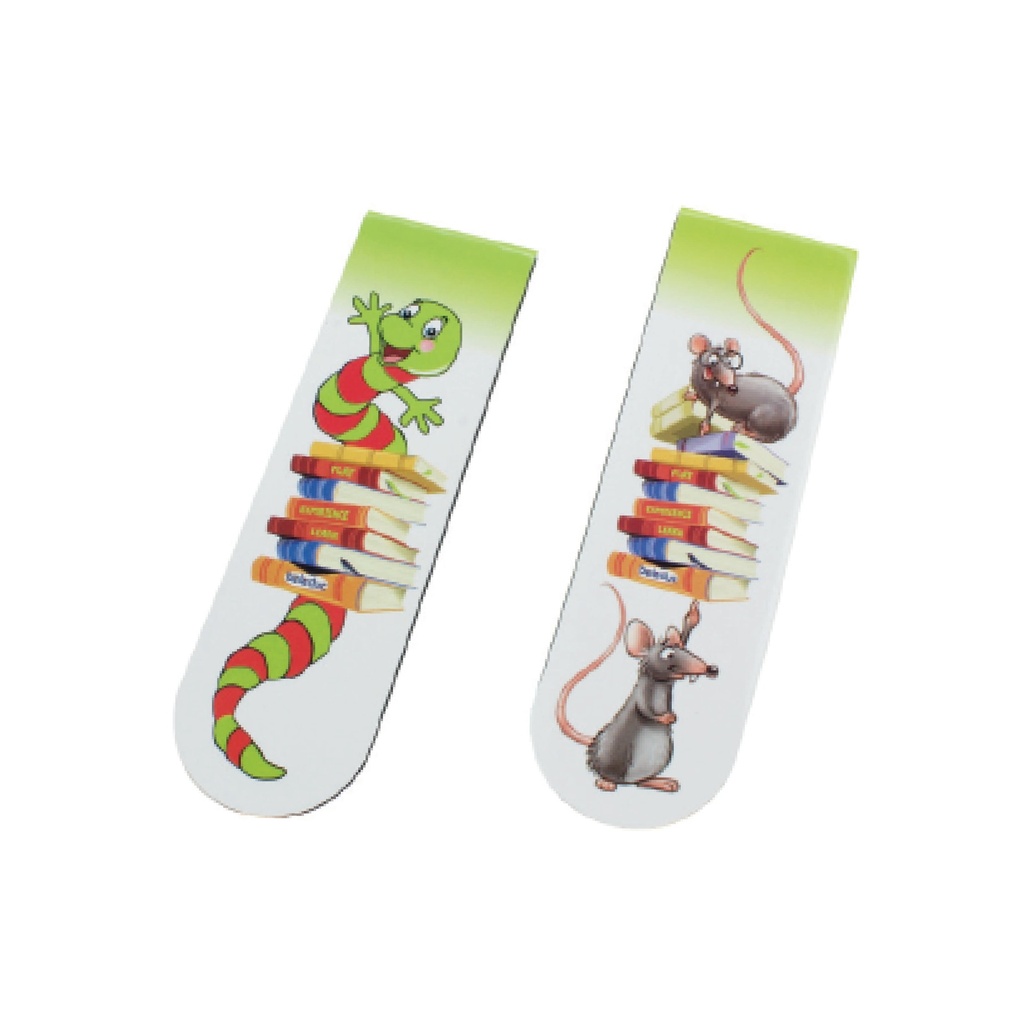 Lesezeichen magnetisch 12 Stück sortiert