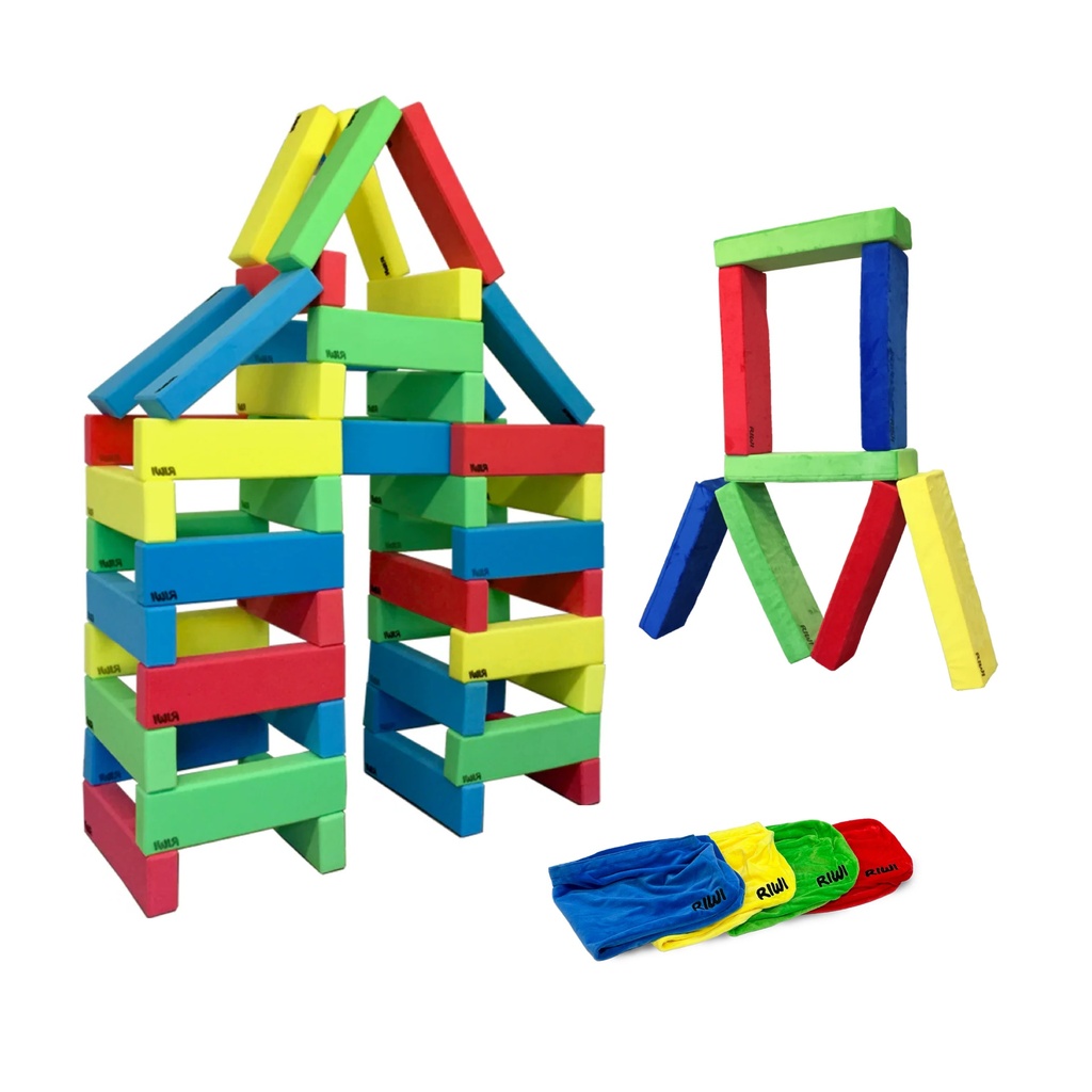 RIWI - Super Softe Riesenbausteinblöcke  inkl. Überzüge