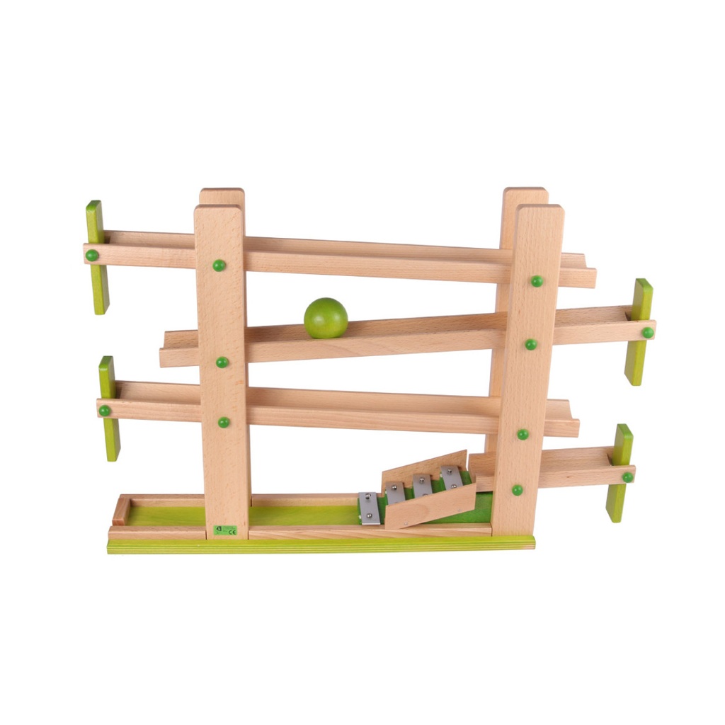 Klapper-Klang-Kugelbahn