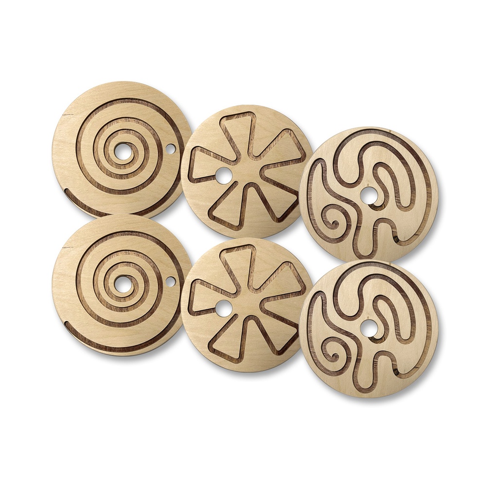 Feinmotorikscheiben 6er Set  