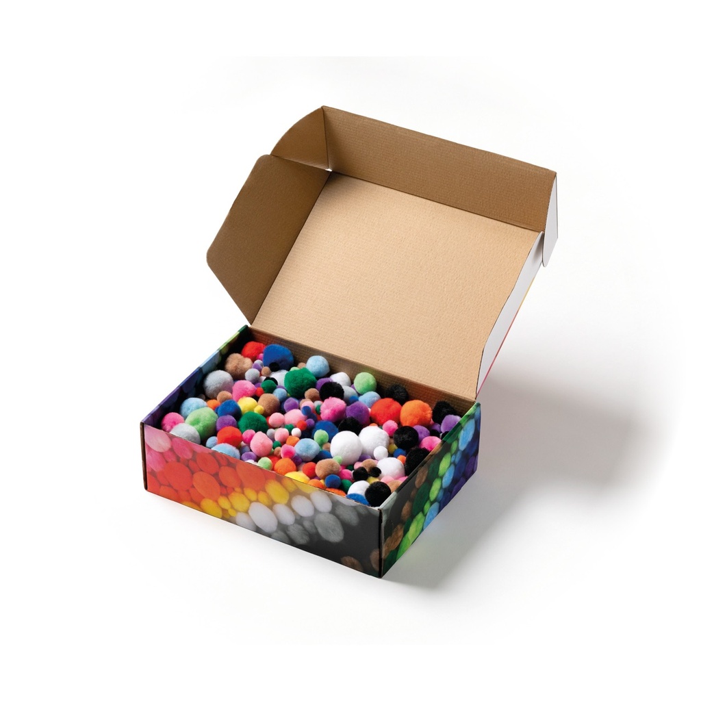 Pompoms Mix JUMBO - Bunt
