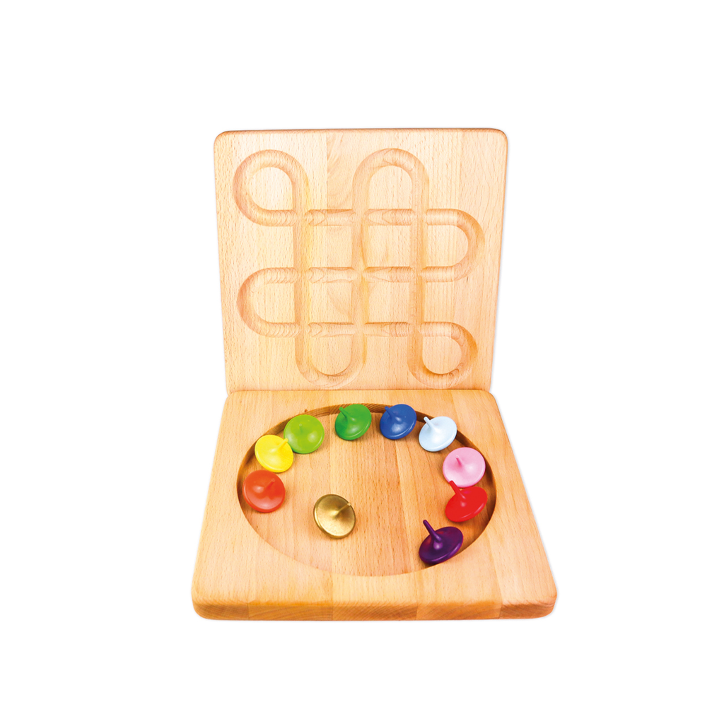 Kreiselbrett & 10 Kreisel