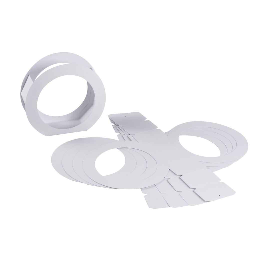 Laternen Rohling - rund 5er Set