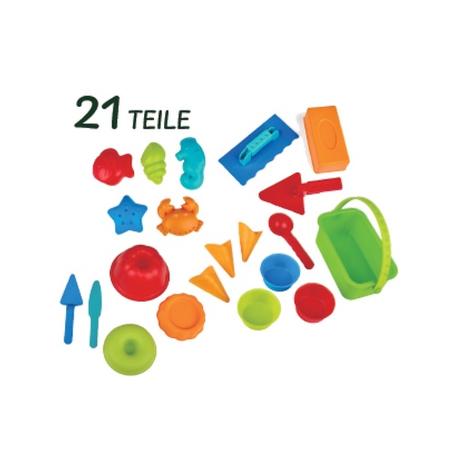 [108032] Sandformen Set - 21 Teile