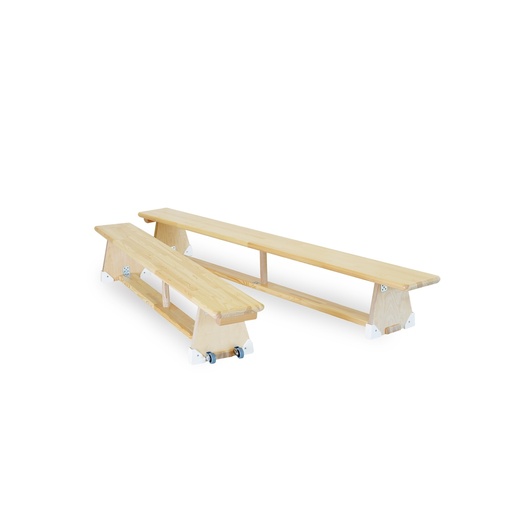 [107126] Turnbank natur 1,50m lang, Schmale Ausführung (30cm hoch), U3 geeignet