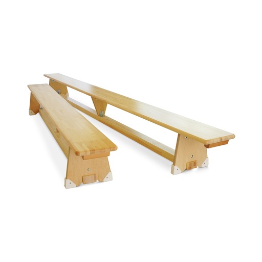 [107123] Turnbank natur 4m lang, Breite Ausführung (35cm hoch) U3 geeignet