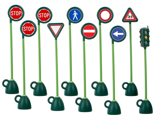 [108217] Riesen Verkehrszeichen Set