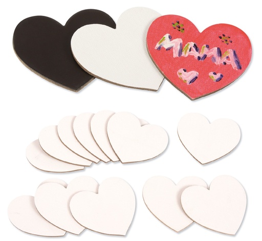 [113277] Magnet Leinwand - Herzen