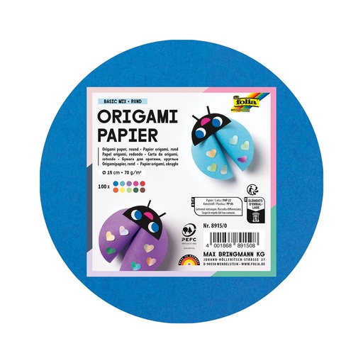 [W113297] Faltblätter Rund 100 Blatt