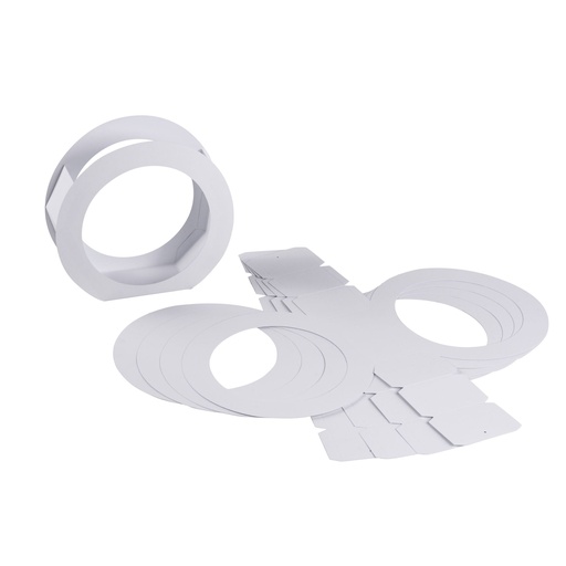 [W113325] Laternen Rohling - rund 5er Set